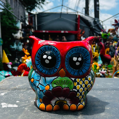 Owl flower pots