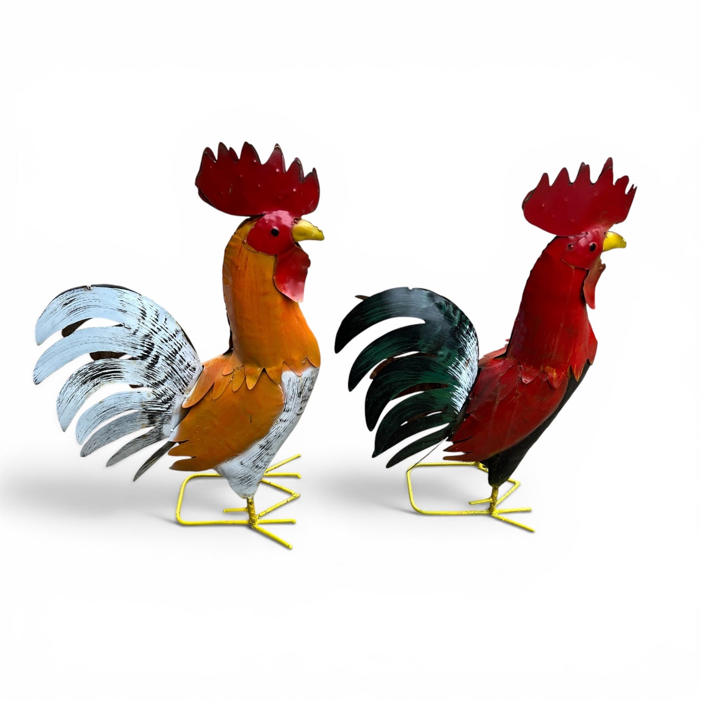 Rooster Yard Art