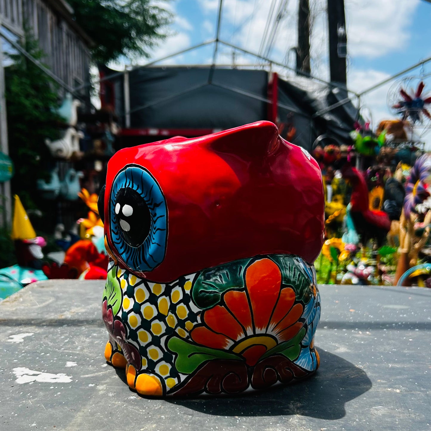 Owl flower pots