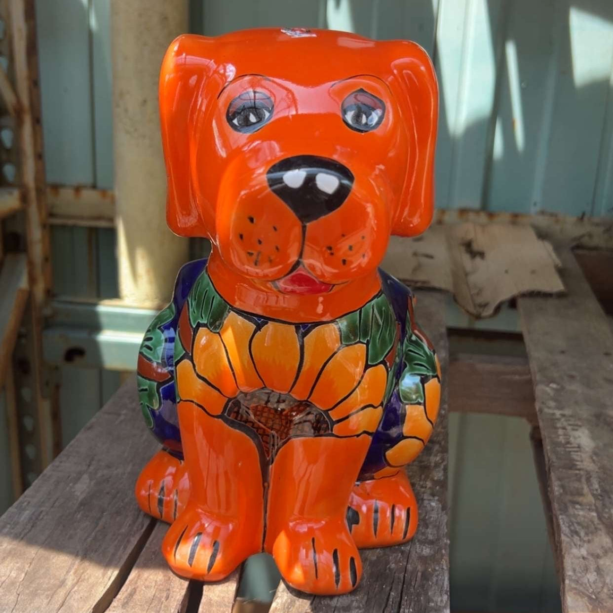 Ceramic Dog Planter